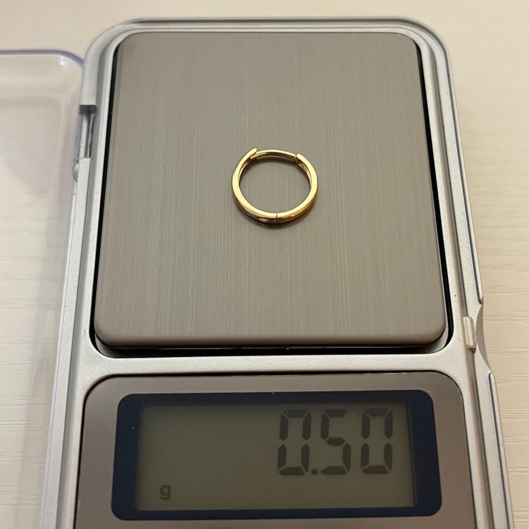 AVALANCHE (アヴァランチ) 10K YG フープピアス