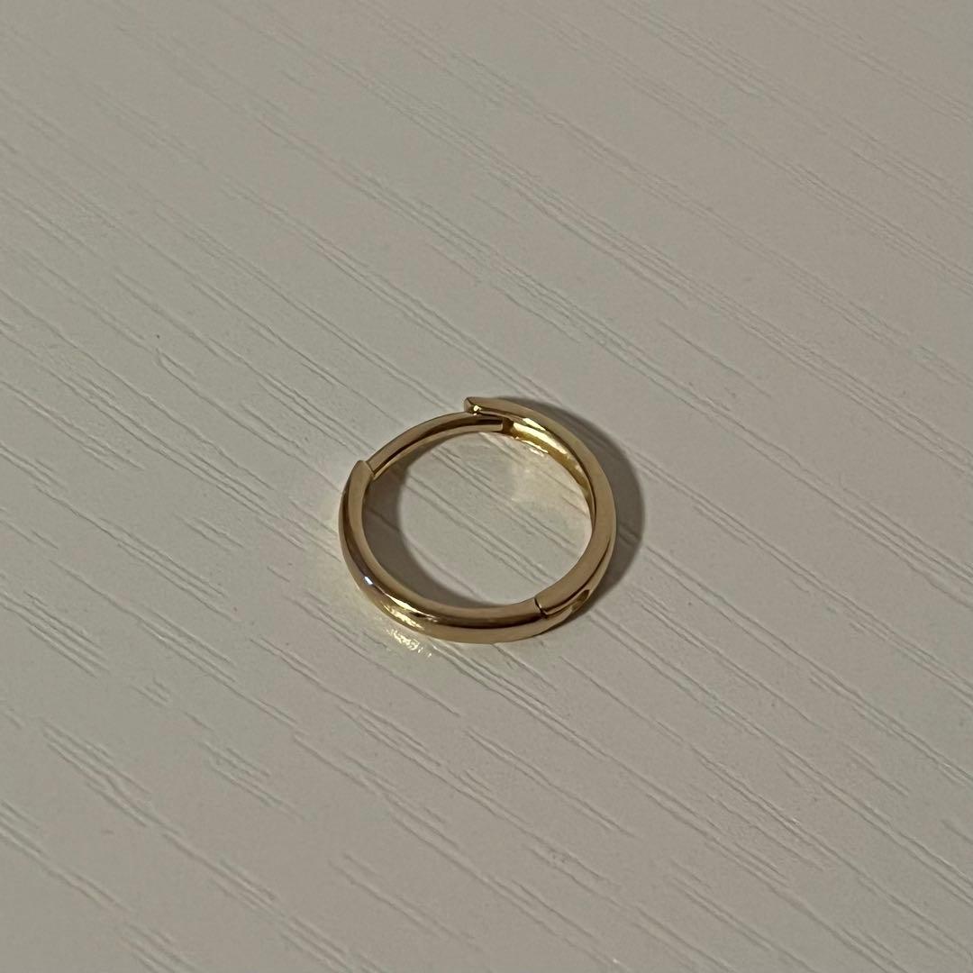 AVALANCHE (アヴァランチ) 10K YG フープピアス