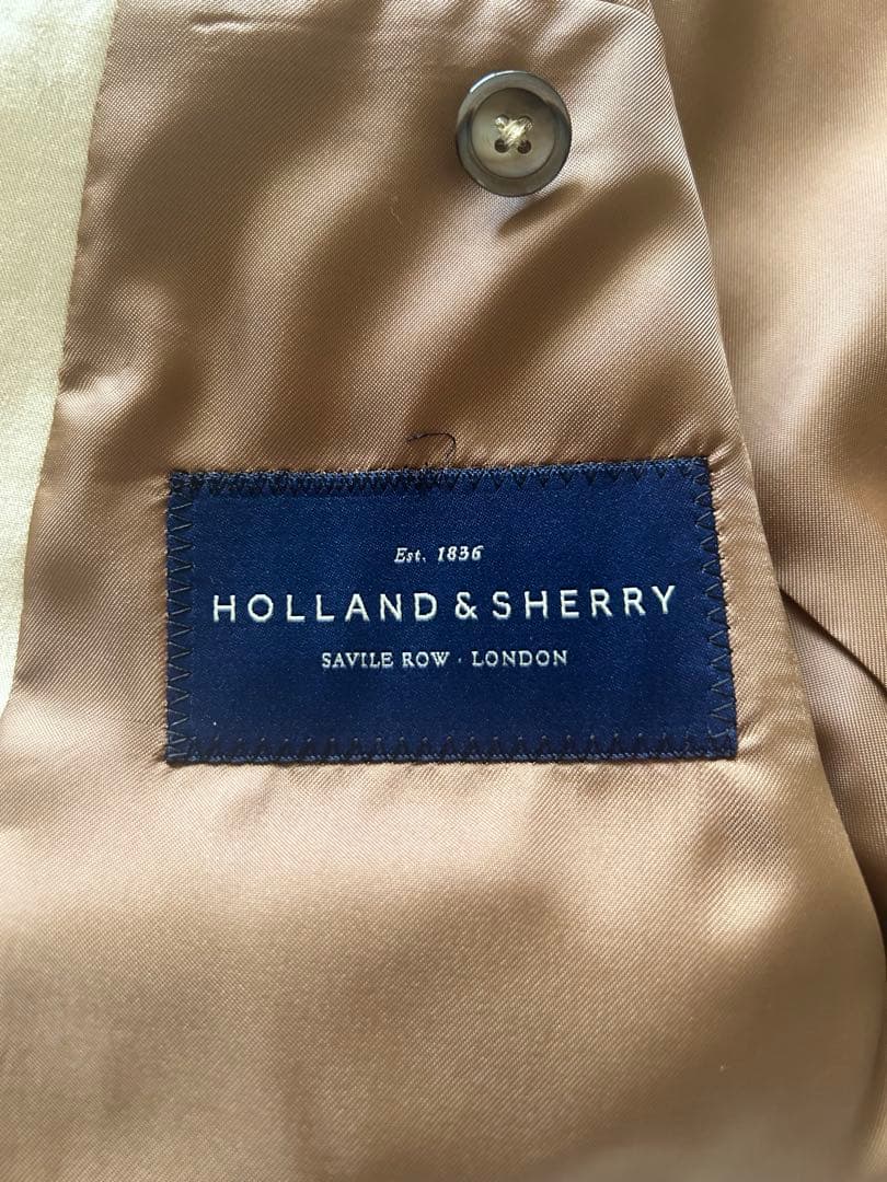 【GINZA Global Style】セットアップ　コットンスーツ　ベージュ