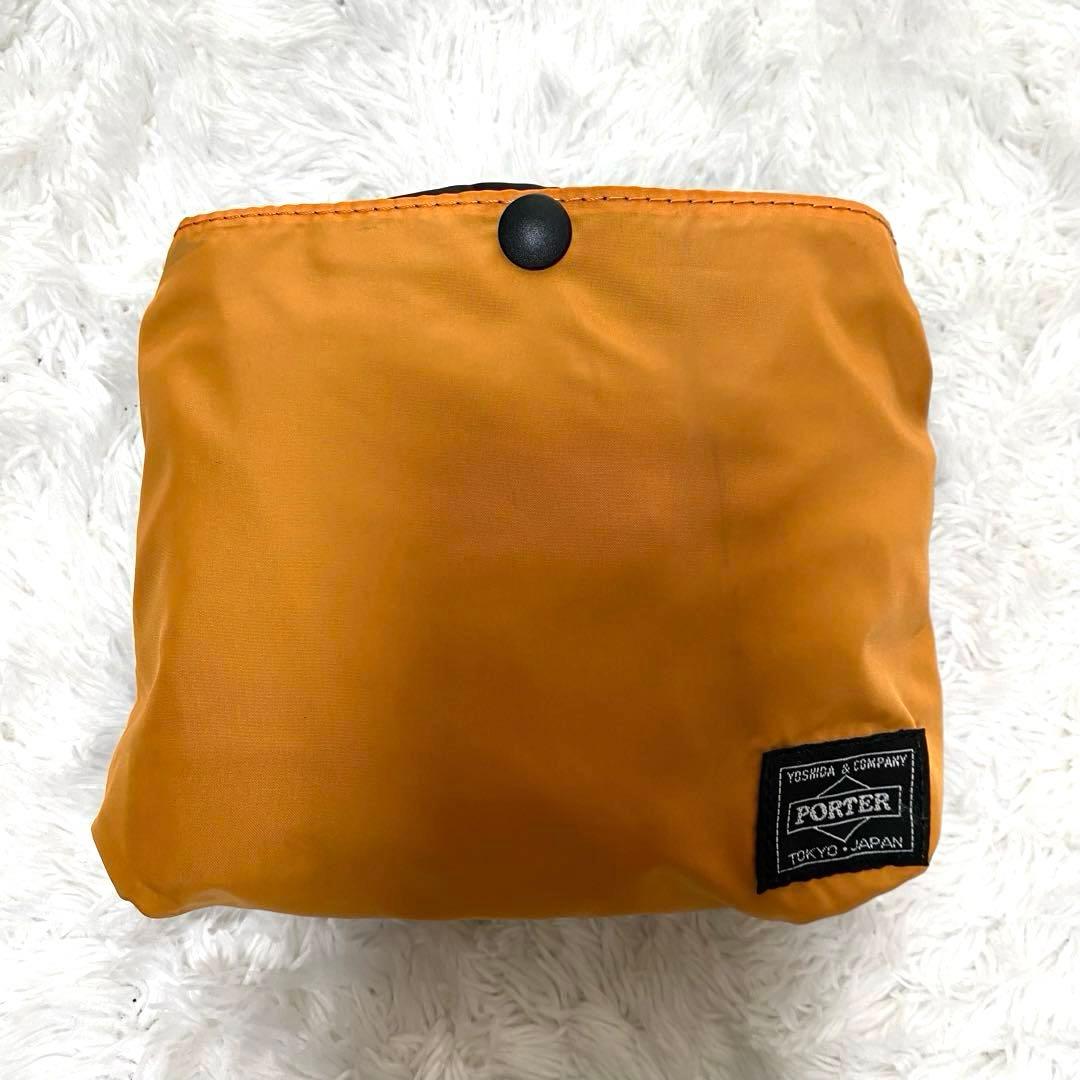 【美品】 PORTER ポーター グロサリーバッグ 黒 現行 完売品 折り畳み