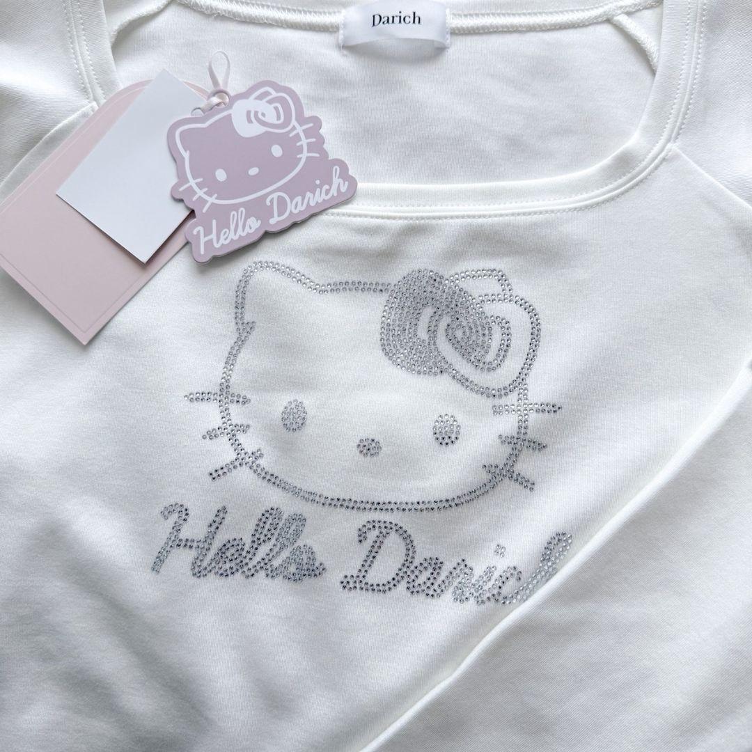 Darich ハローキティ長袖Tシャツ ホワイト FREEサイズ ♡