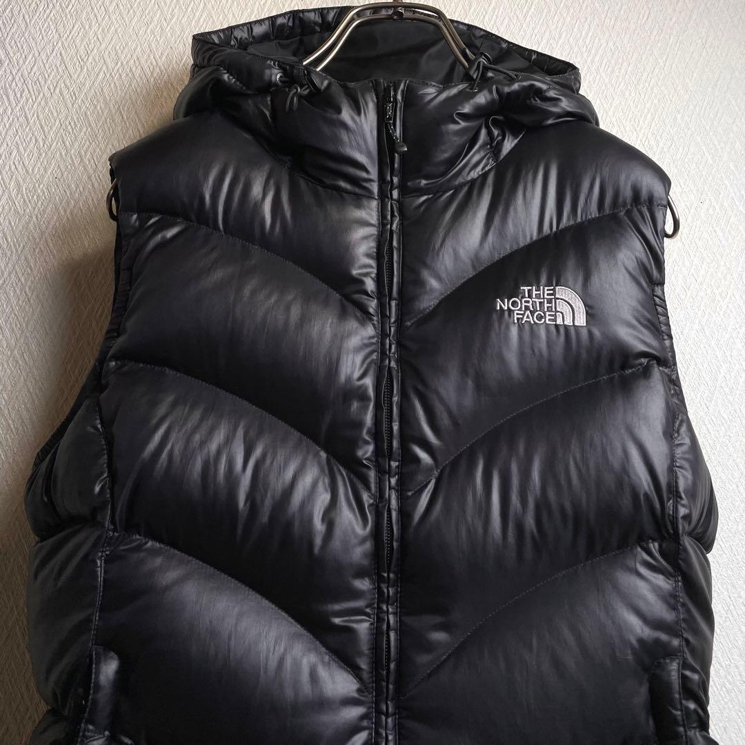 ノースフェイス ダウンベスト ブラック 黒 レディース