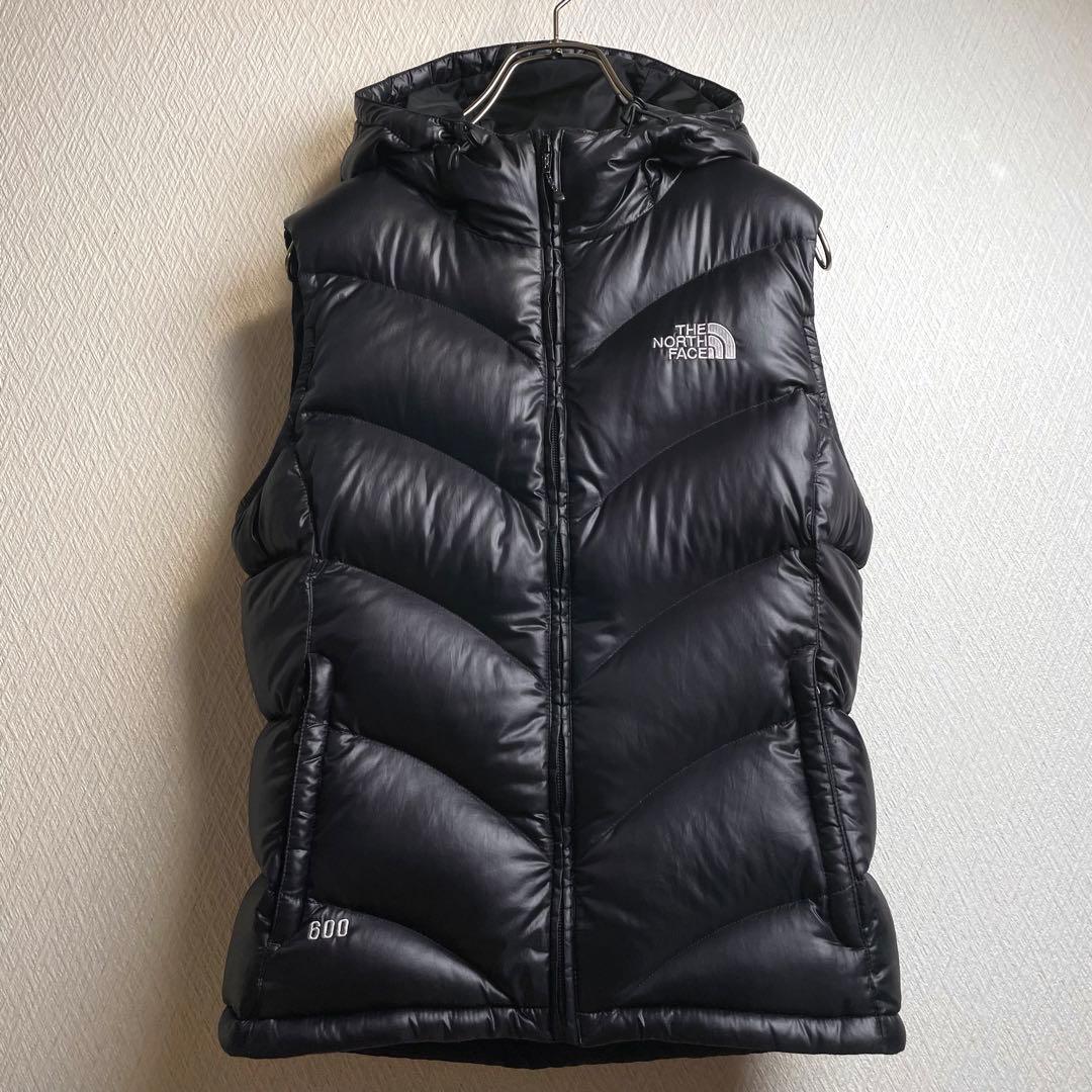 ノースフェイス ダウンベスト ブラック 黒 レディース