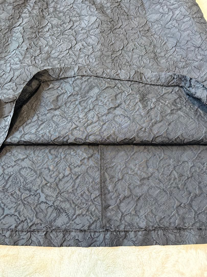 美品✨【デミルクスビームス】ジャガードAライン　フレア　ワンピース36