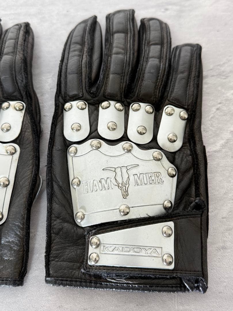 KADOYA カドヤ ハンマーグローブ レザー 本革 手袋