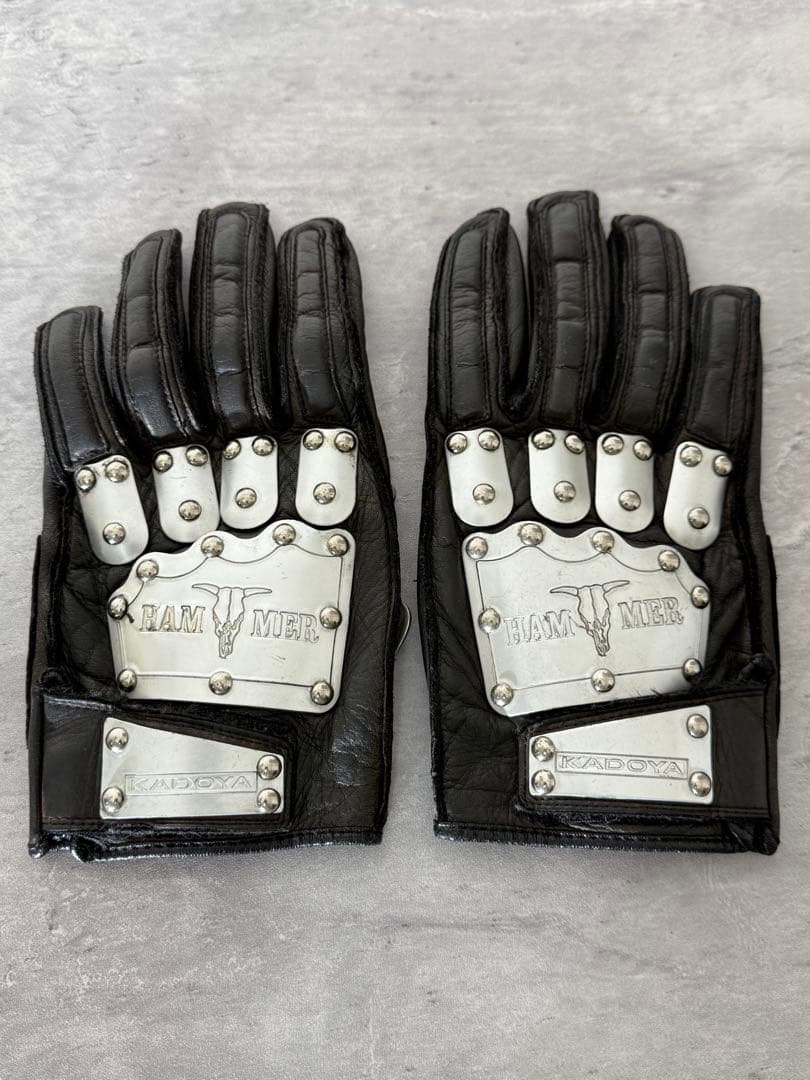 KADOYA カドヤ ハンマーグローブ レザー 本革 手袋