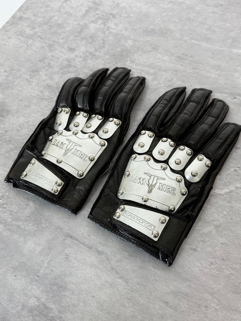 KADOYA カドヤ ハンマーグローブ レザー 本革 手袋