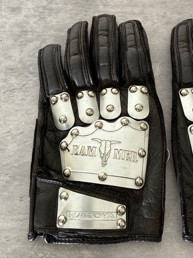 KADOYA カドヤ ハンマーグローブ レザー 本革 手袋