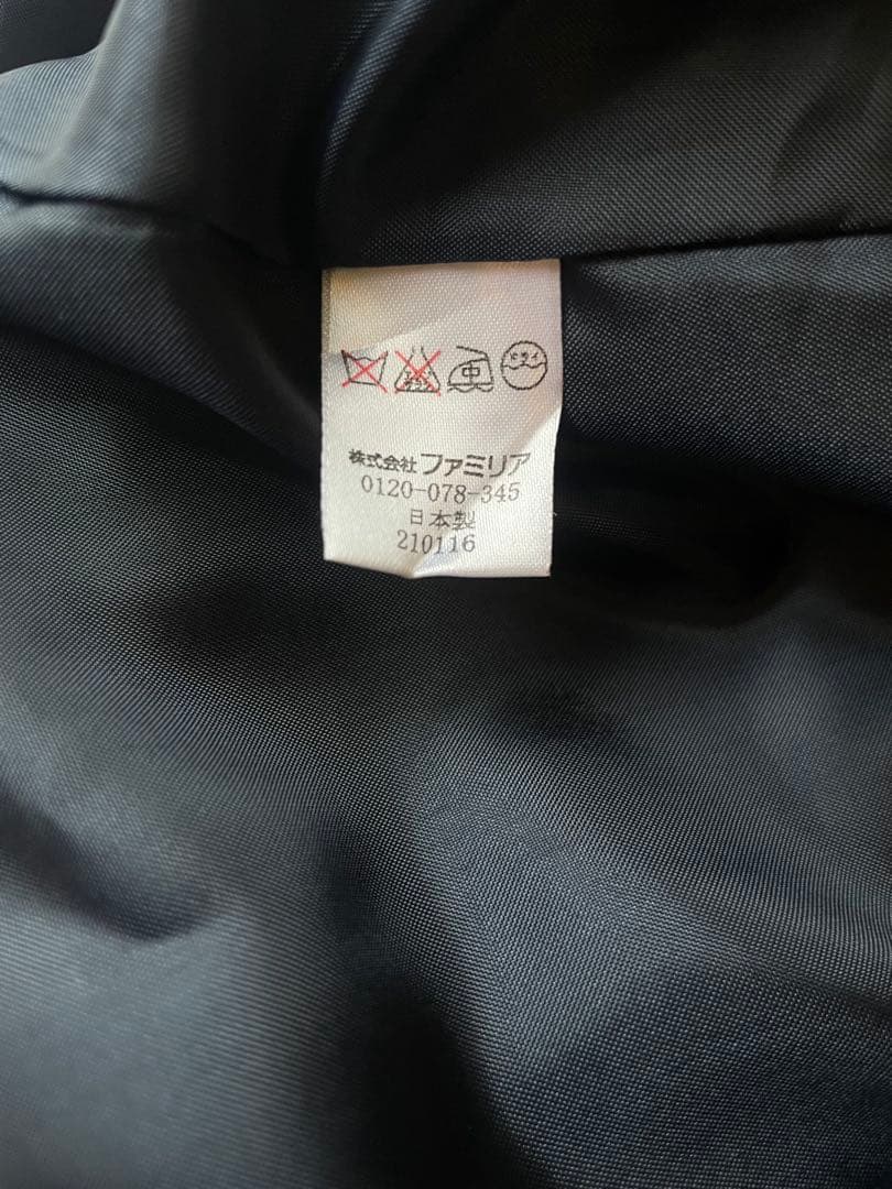 美品 ファミリア お受験 アンサンブル 100 フォーマル ネイビー