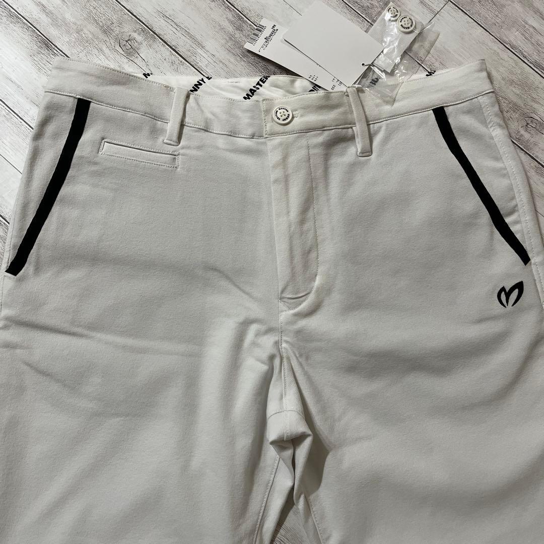 マスターバニーゴルフウエアパンツメンズ5ホワイト新品