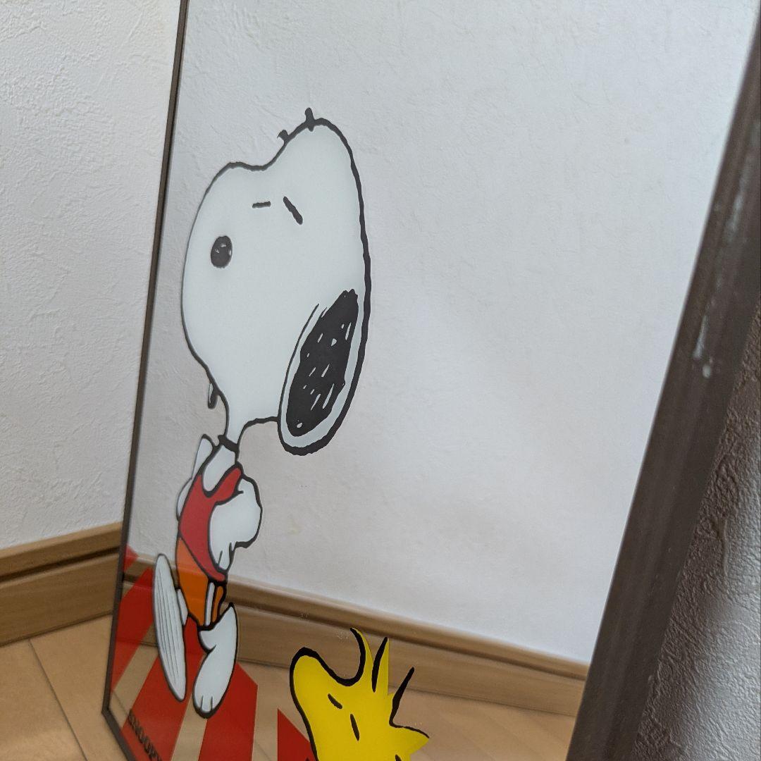スヌーピー SNOOPY &WOODSTOCK パブミラーレトロヴィンテージ