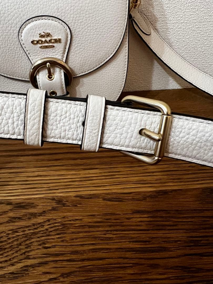 COACH ショルダーバッグ ホワイト 保存袋付き