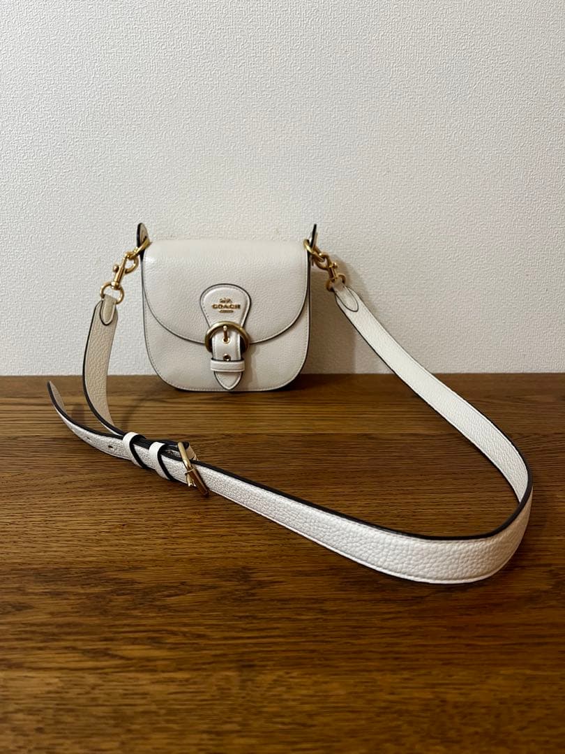 COACH ショルダーバッグ ホワイト 保存袋付き