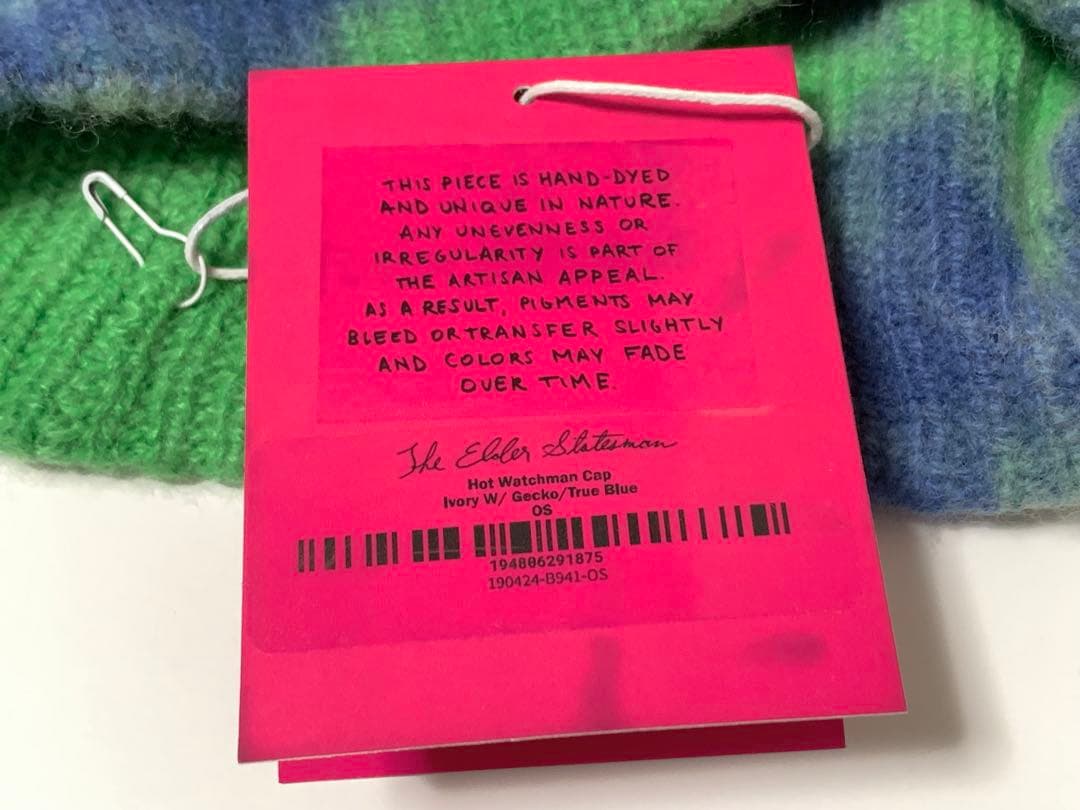 新品《 The Elder Statesman 》Watchman Beanie