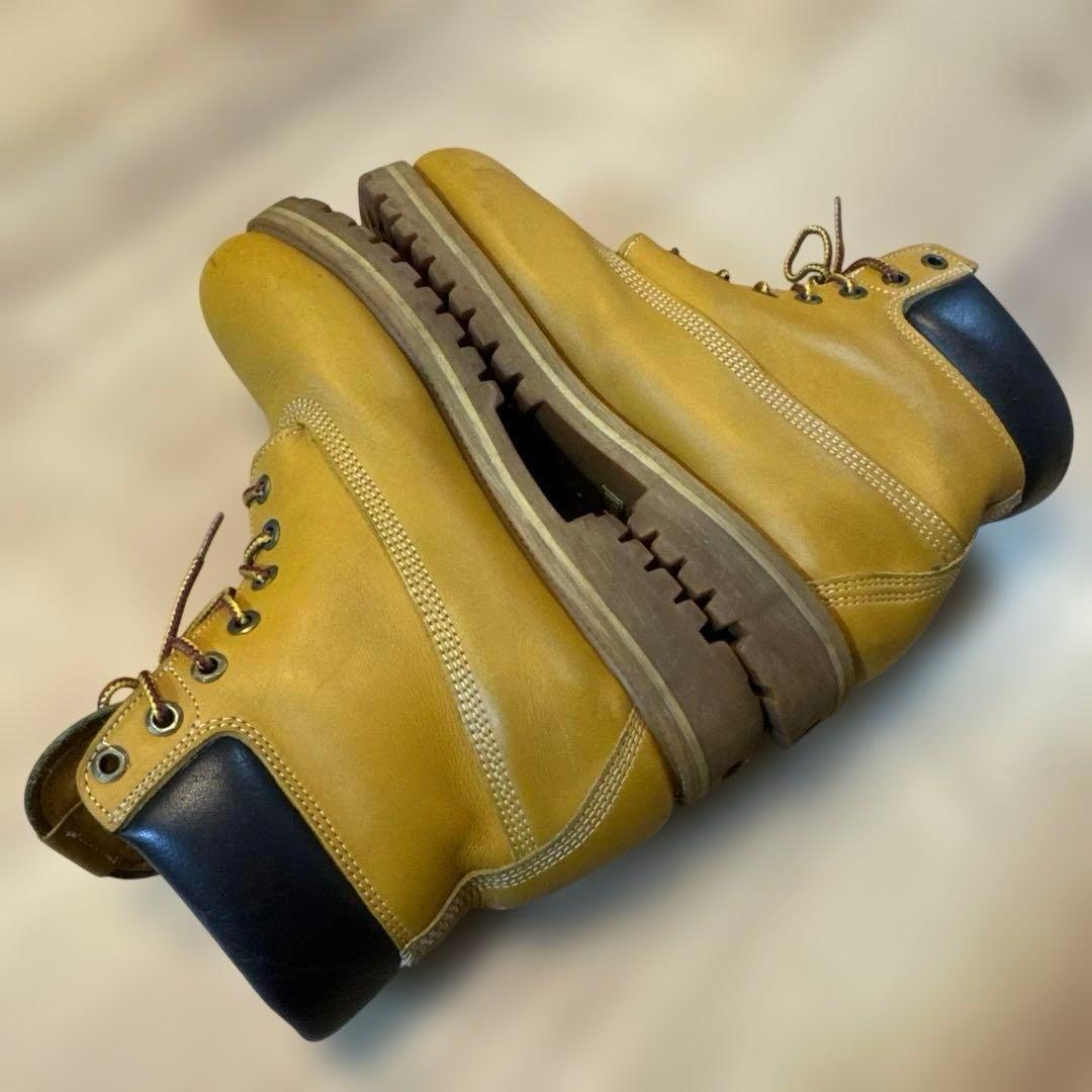 H*I様 Timberland イエローレザー ハイカットブーツ