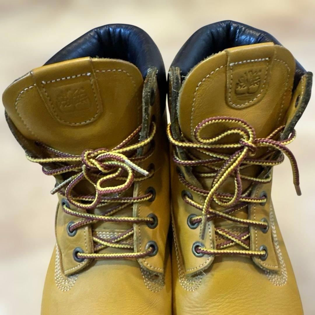 H*I様 Timberland イエローレザー ハイカットブーツ