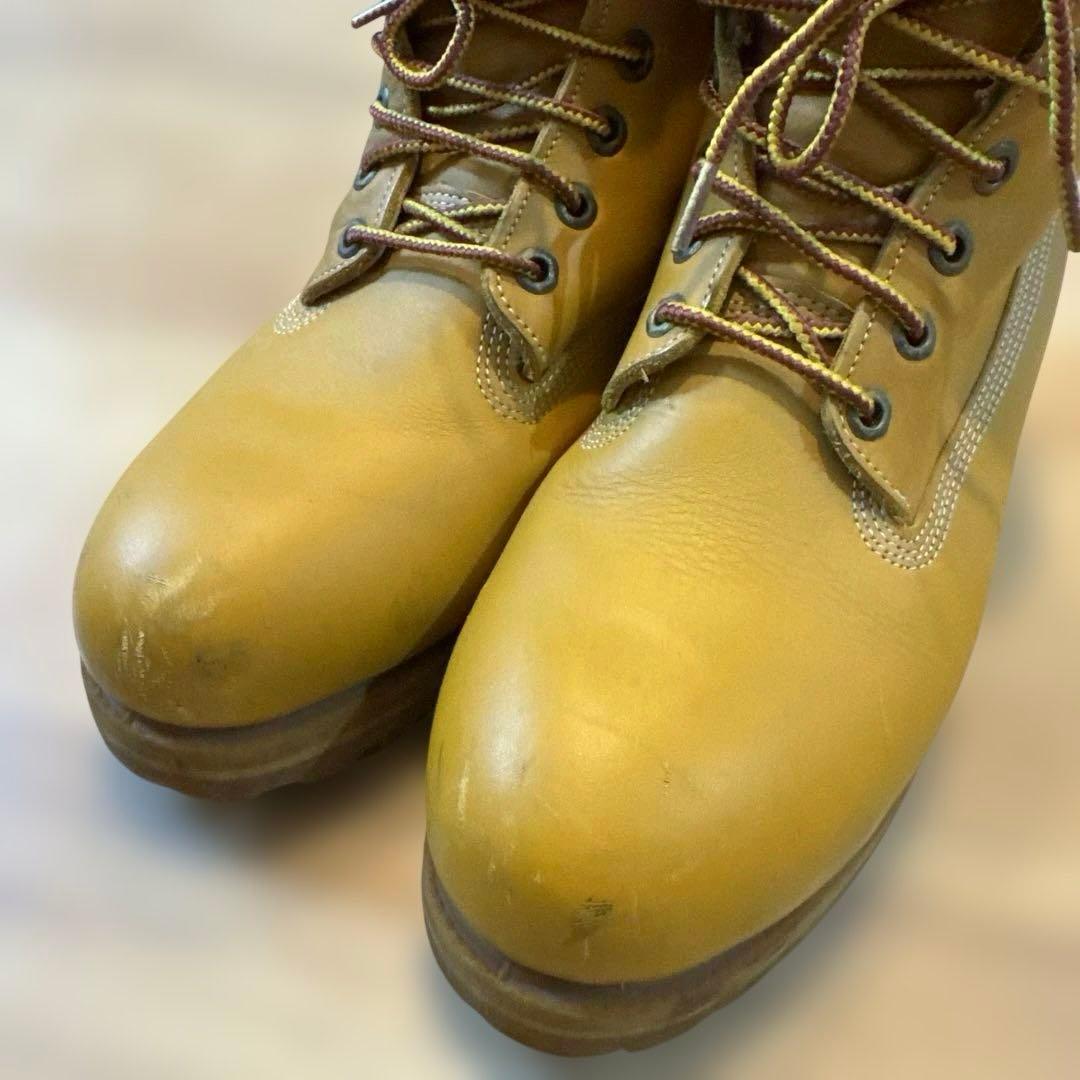 H*I様 Timberland イエローレザー ハイカットブーツ