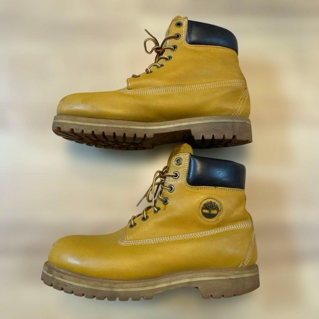 H*I様 Timberland イエローレザー ハイカットブーツ