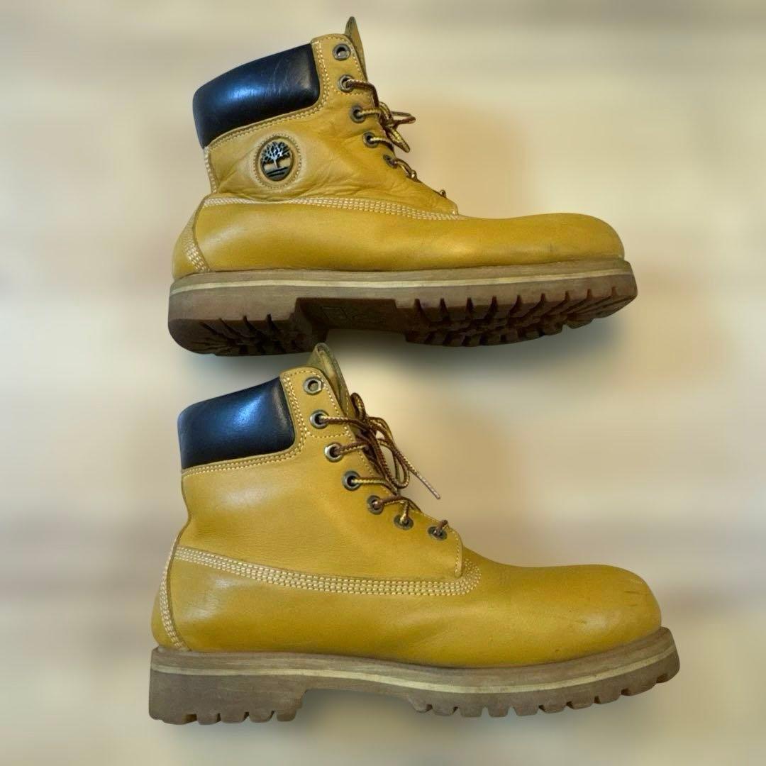 H*I様 Timberland イエローレザー ハイカットブーツ