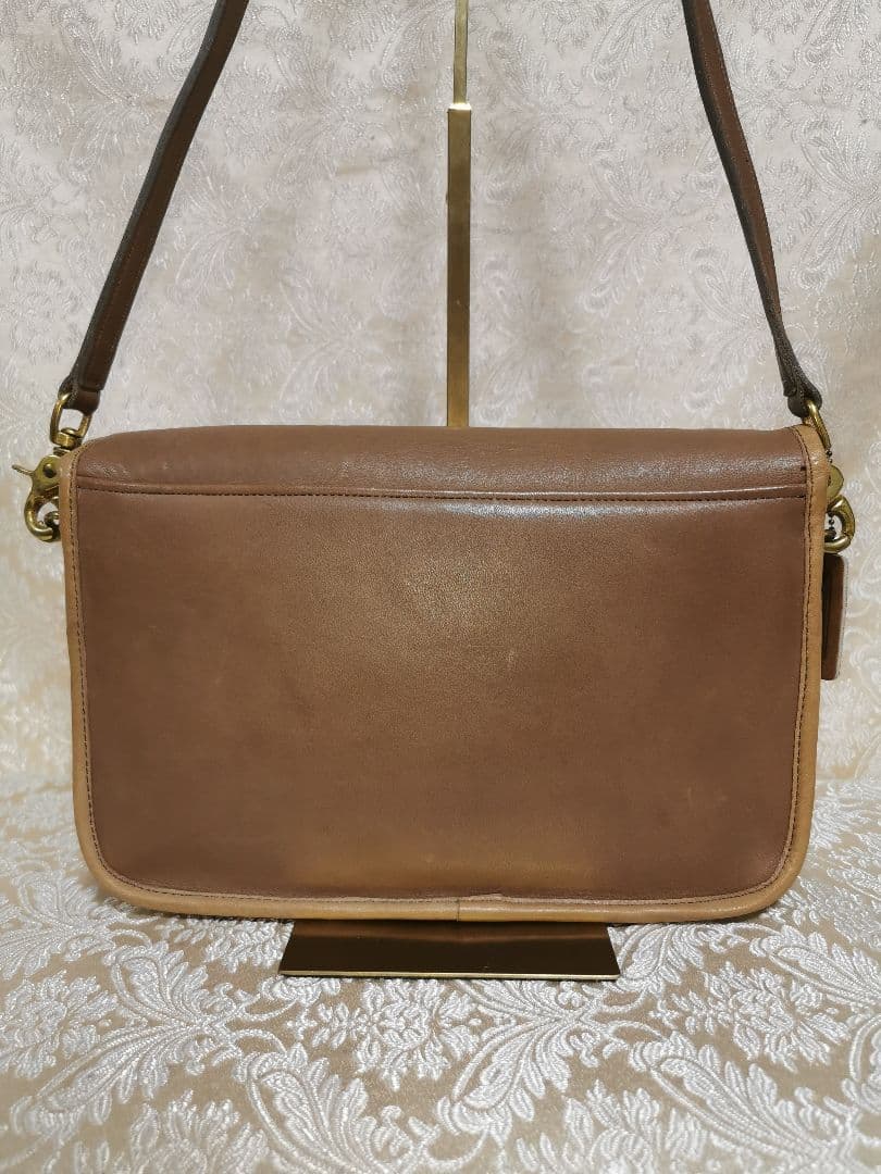 希少　オールド　コーチ　ショルダーバッグ　9326　USA製　牛革 B5 サイズ