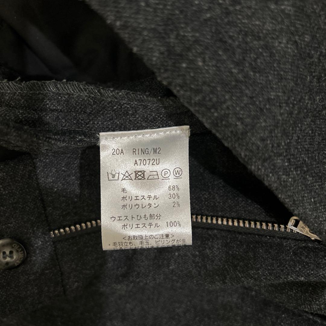 ring別注MASACCIO ライトフランネル チャコールグレー