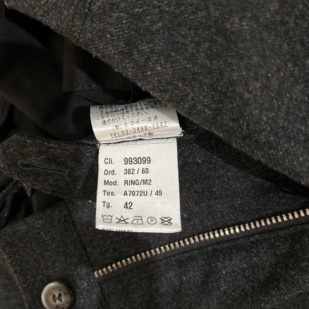 ring別注MASACCIO ライトフランネル チャコールグレー