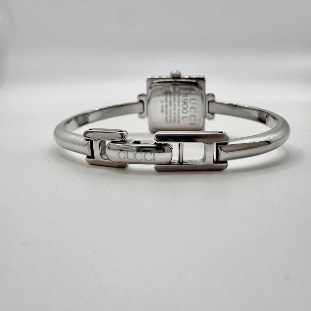 GUCCI グッチ 腕時計 watch 1900L スクエア バングル 新品電池