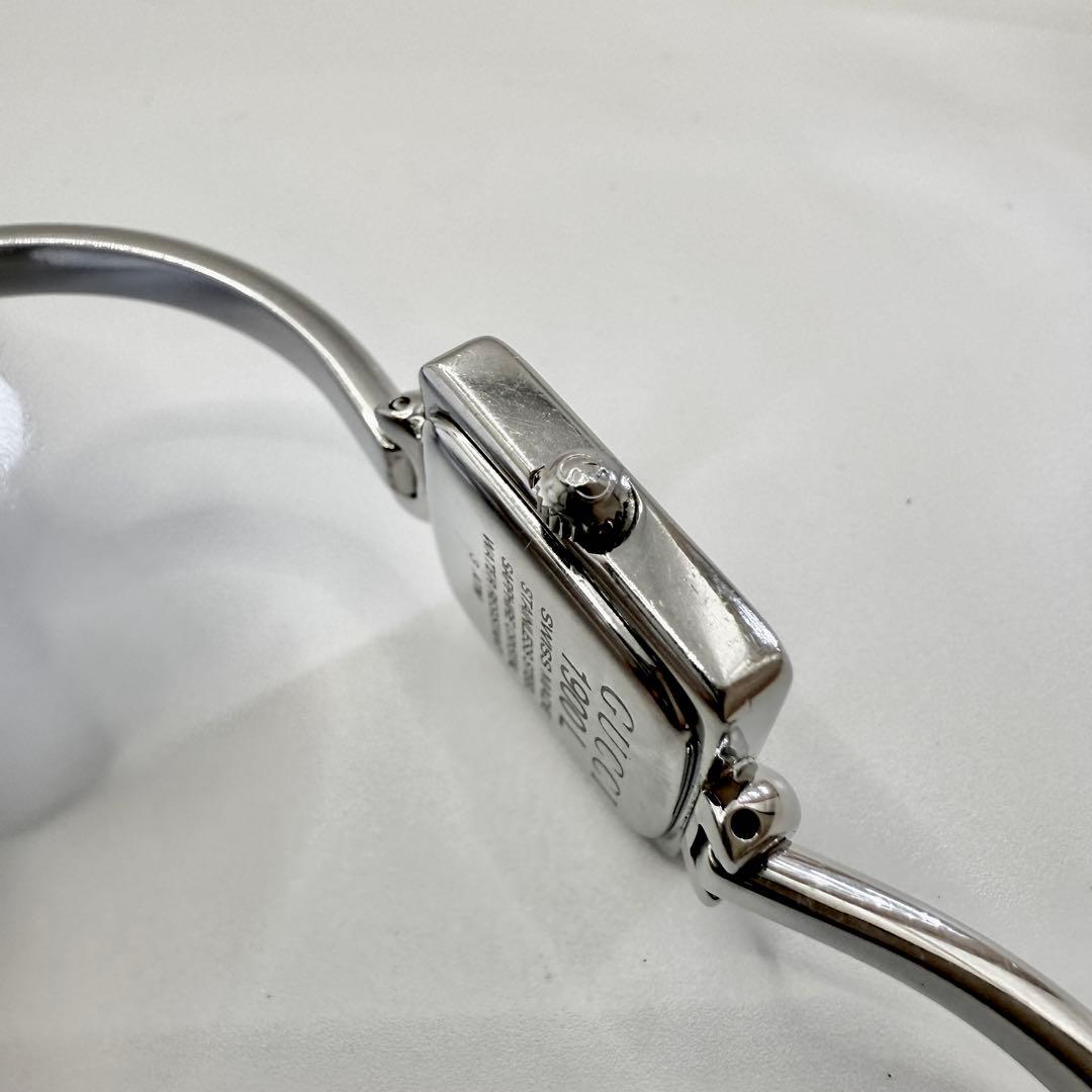 GUCCI グッチ 腕時計 watch 1900L スクエア バングル 新品電池