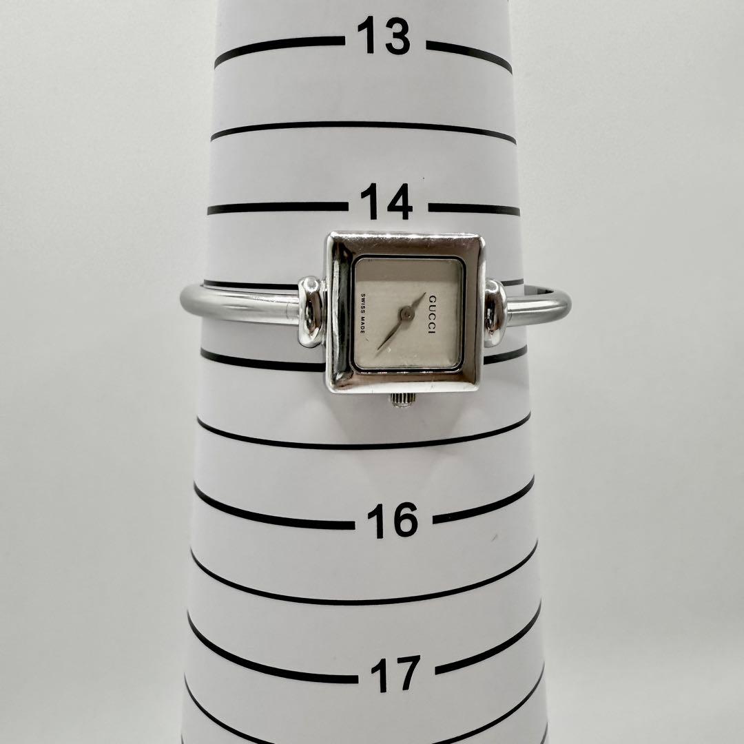 GUCCI グッチ 腕時計 watch 1900L スクエア バングル 新品電池