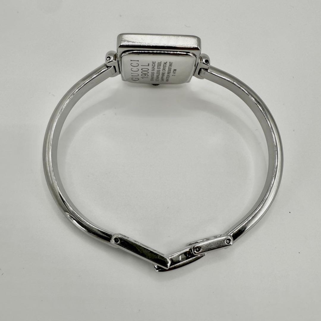 GUCCI グッチ 腕時計 watch 1900L スクエア バングル 新品電池