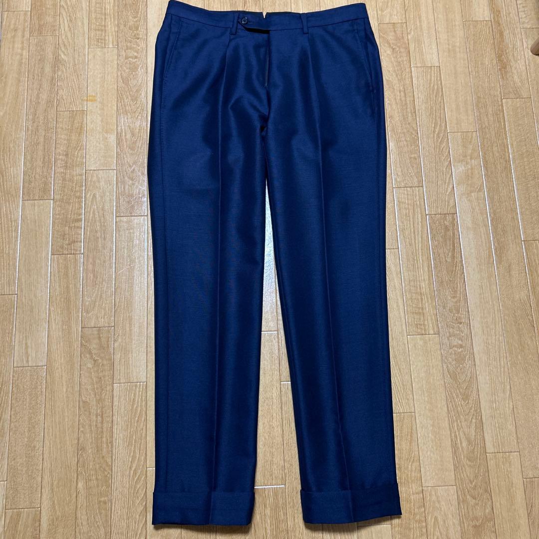 BEAMS ブリッラペルイルグスト ウールモヘアスーツ ドーメル 48