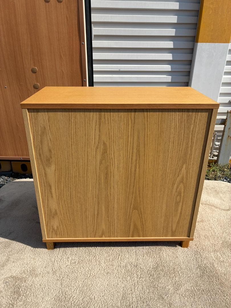 【送料込み】無印良品 キャビネット 引戸 廃盤品