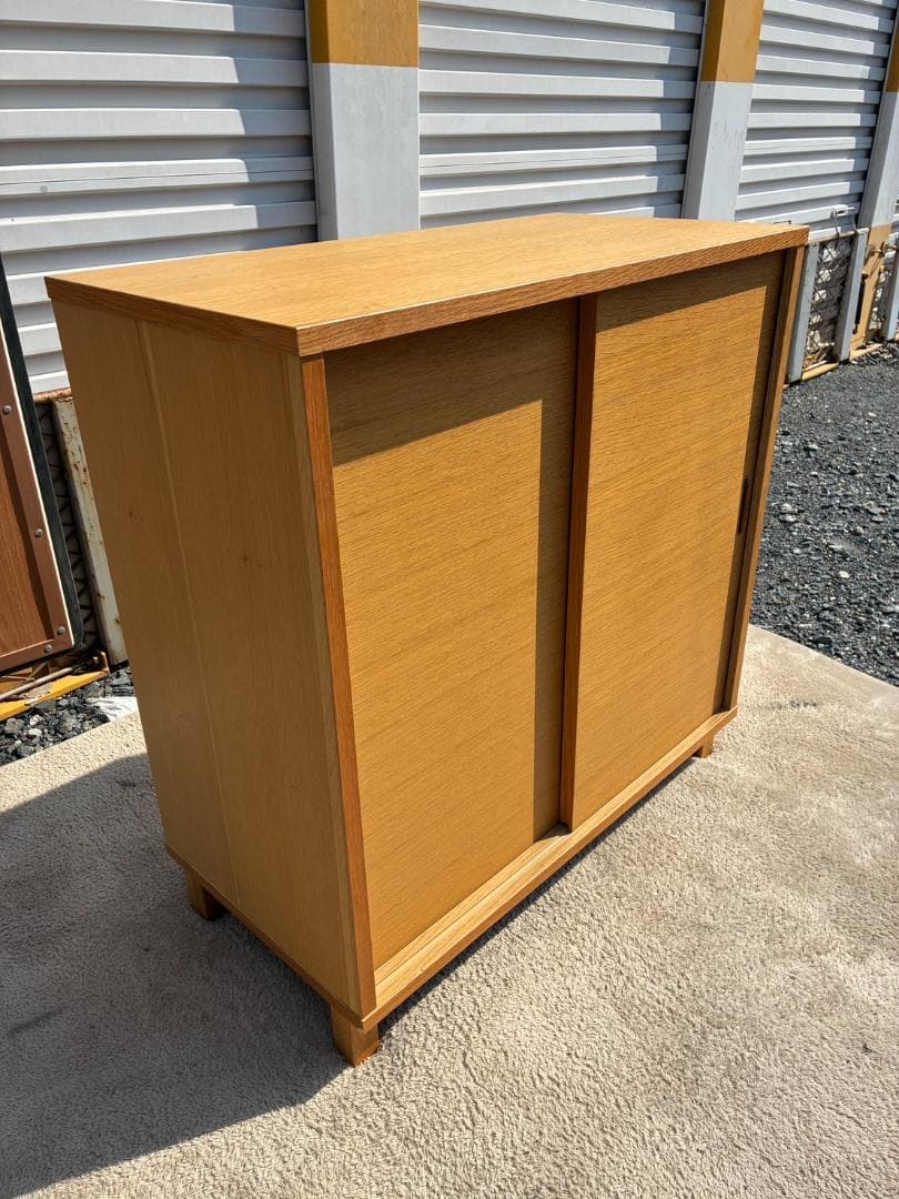【送料込み】無印良品 キャビネット 引戸 廃盤品
