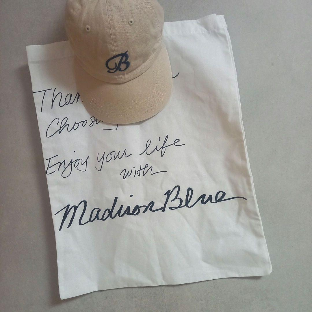 【MADISON BLUE ベージュキャップ】