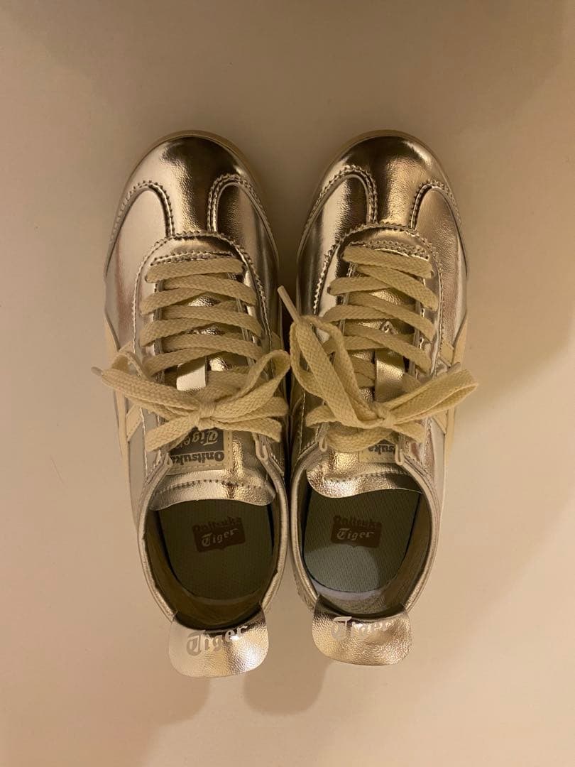 エ*モ様 OnitsukaTiger Mexico66 シルバー/ホワイト24