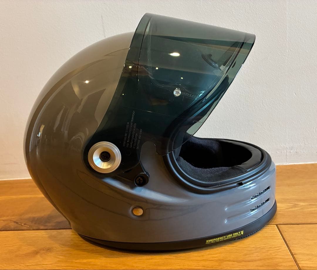 SHOEI Glamster バサルトグレー　Mサイズ　社外スモークシールド付き