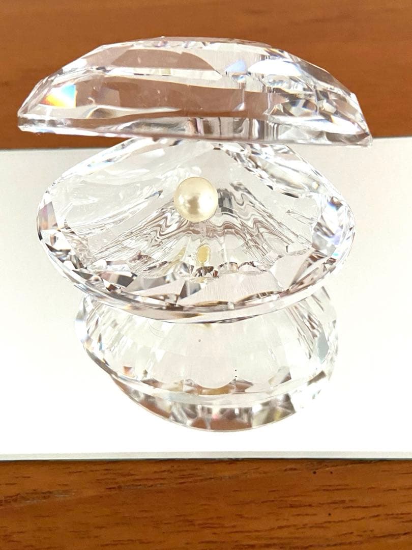 スワロフスキー 貝と真珠 ラージ 014389 Swarovski 置物 即納