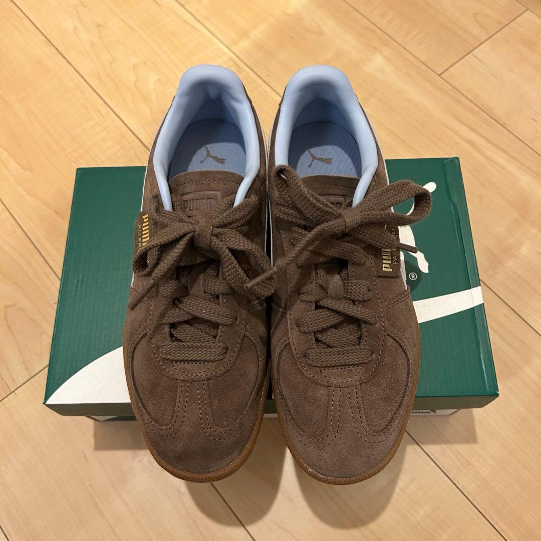 【美品】PUMA パレルモ スニーカー 24.5cm PALERMO