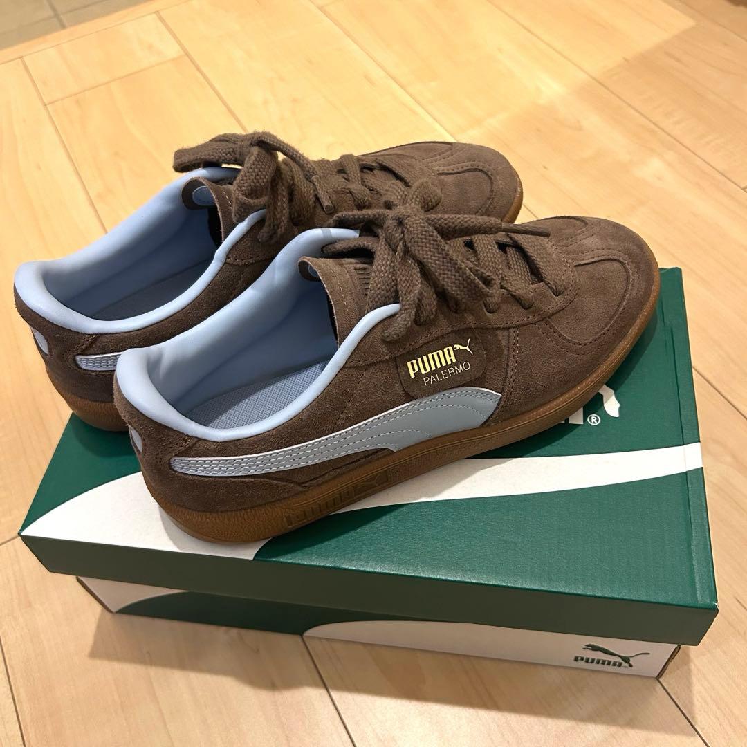 【美品】PUMA パレルモ スニーカー 24.5cm PALERMO