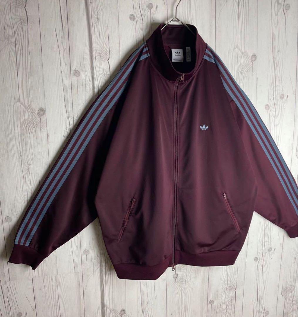 adidas トラックジャケット ベッケンバウアー　マルーン M 男女兼用