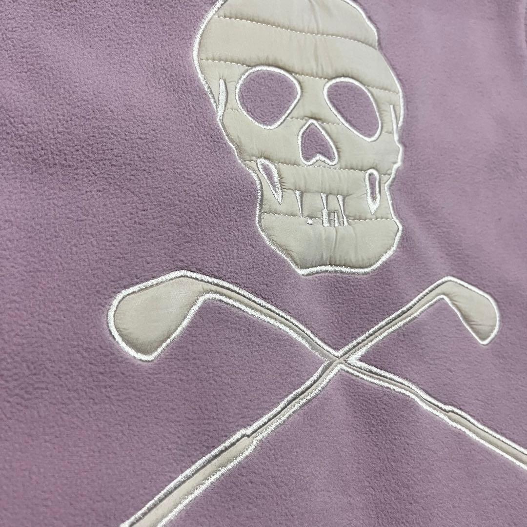 MARK&LONA ハイブリッド ダウン フリース 切り替え ジャケット スカル