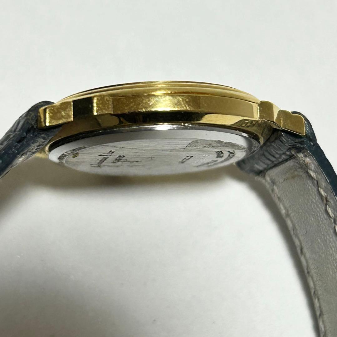 稼働/新品電池 ディオール Dior デイト ラウンド 白文字盤 腕時計