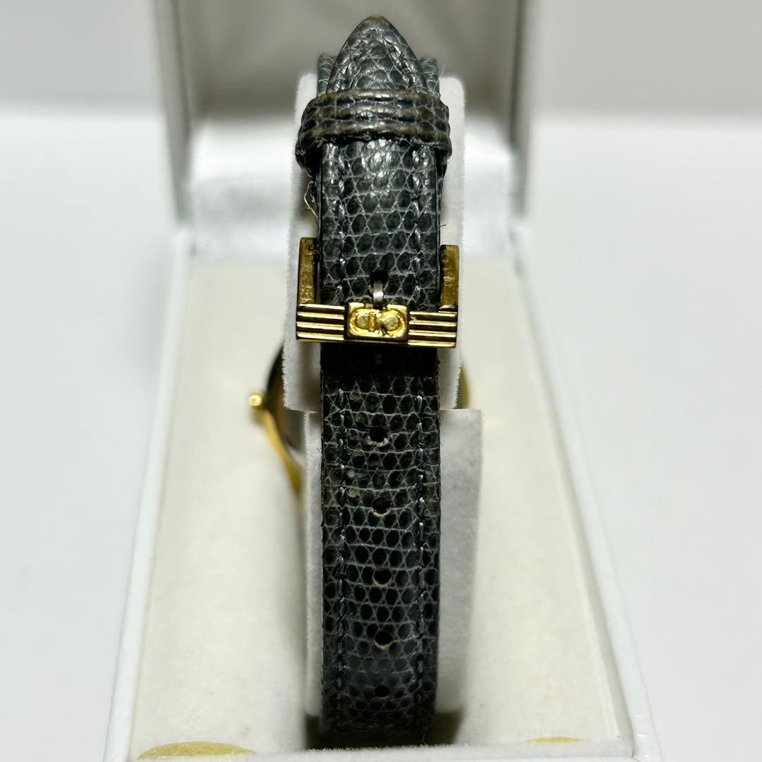 稼働/新品電池 ディオール Dior デイト ラウンド 白文字盤 腕時計