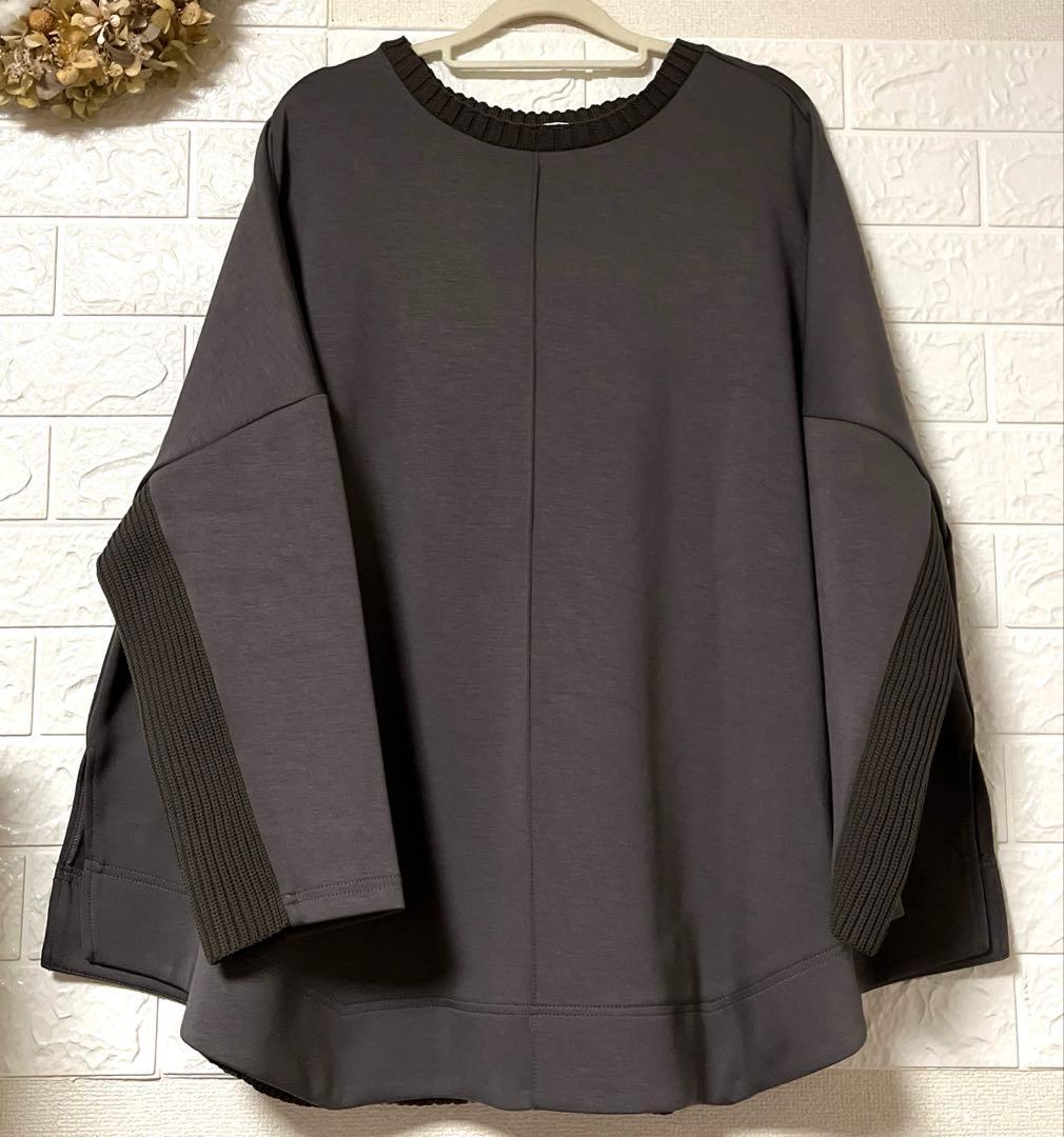 新品 BEARDSLEY ニット コンビダンボール プルオーバー