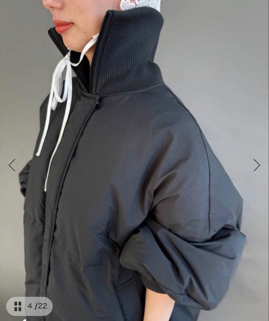 Hella/ヘラ　別注HIGHNECK BATTING コート　ダウンジャケット