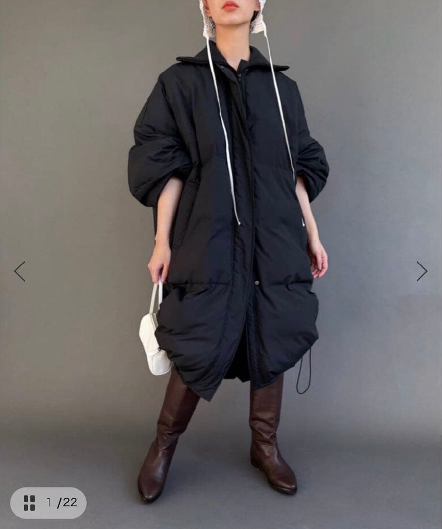 Hella/ヘラ　別注HIGHNECK BATTING コート　ダウンジャケット