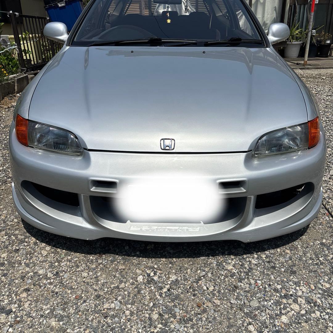 ホンダ シビック EG6 ボメックス フロントバンパー サイドステップ シルバー