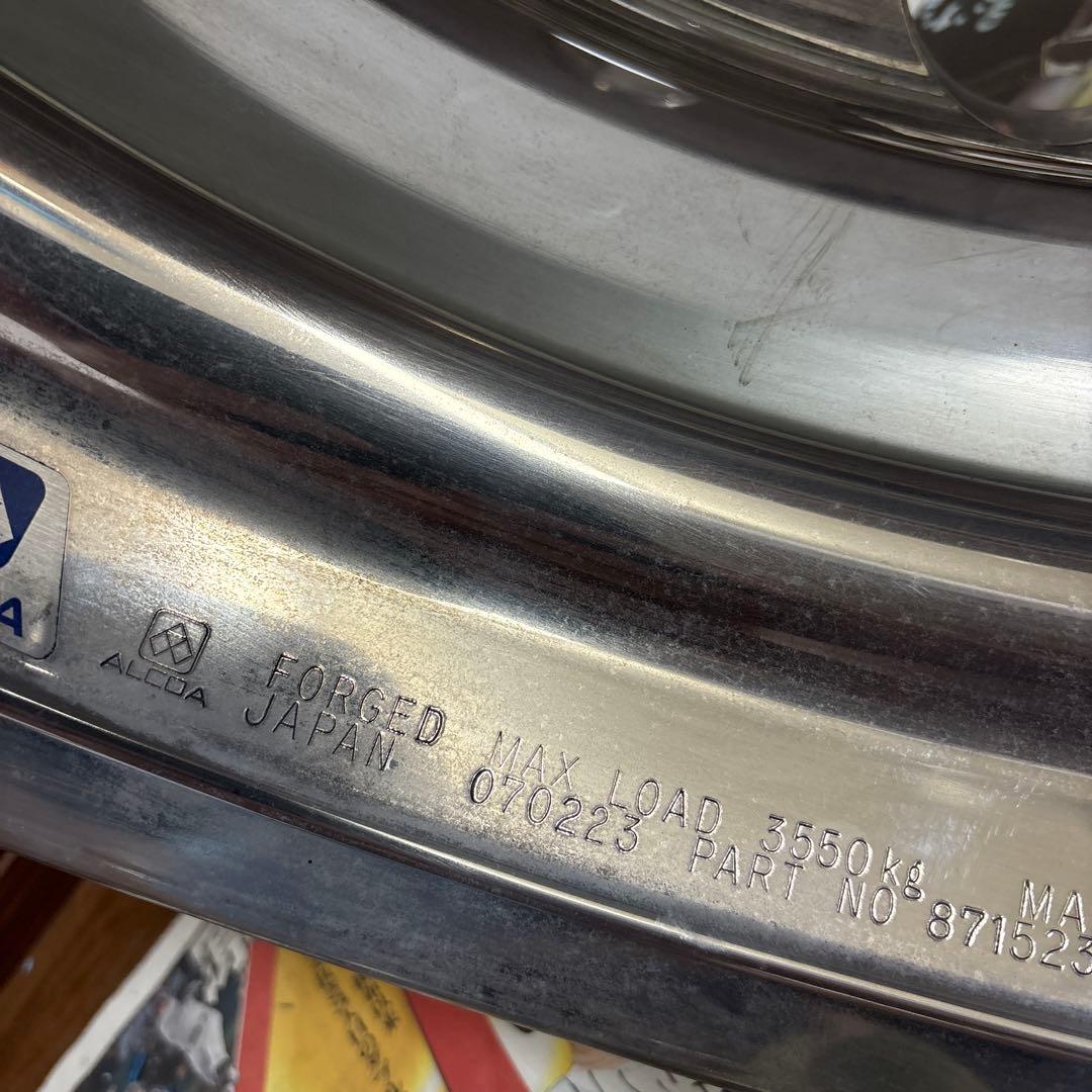 アルコア　アルミホイール　22.5インチ　大型