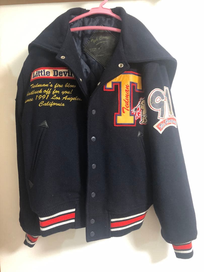 Tedman's スタジャン ネイビー 40