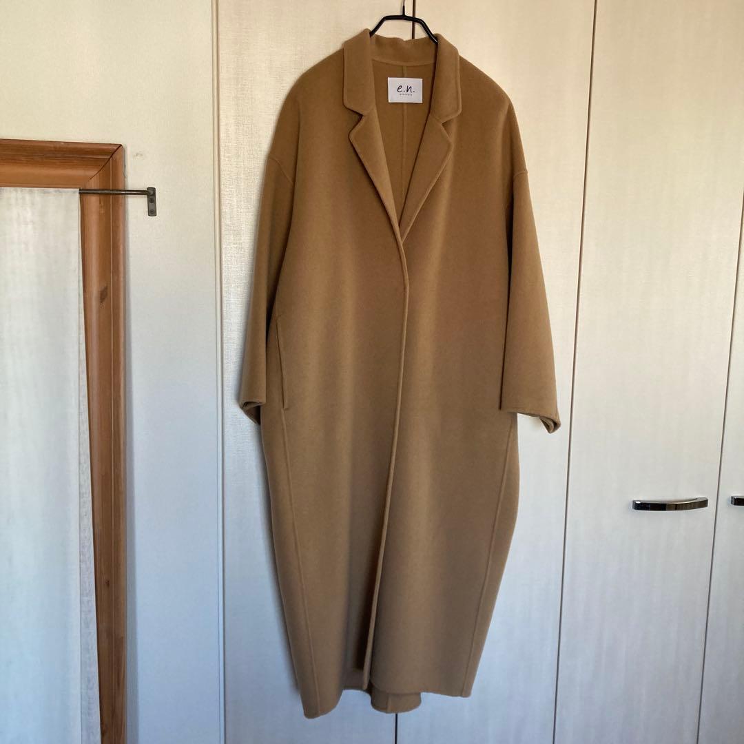 evernavyリバーロングコート